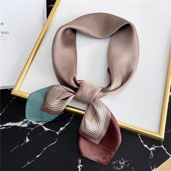 

Scarf Women Foulard Solid Neck Hairband Shawl Fashion Lady Wrap Female Hand Kerchief Elegant Bandana Scarves 2021, Blue;gray