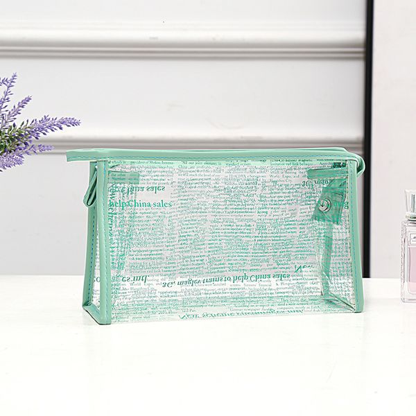 

cosmetic bag korean version pvc transparent , large capacity splash proof washing and gargling fashionable portable storage