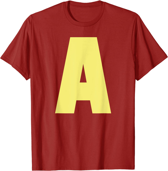 

men's t-shirts letter a chipmunk color halloween costume t-shirt, White;black