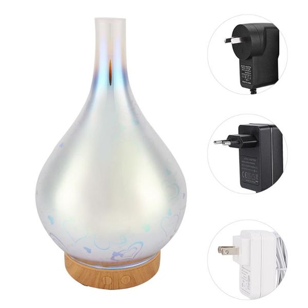 

air purifiers diffuser 100ml essential oil 7 color led night light ultrasonic aroma humidifier