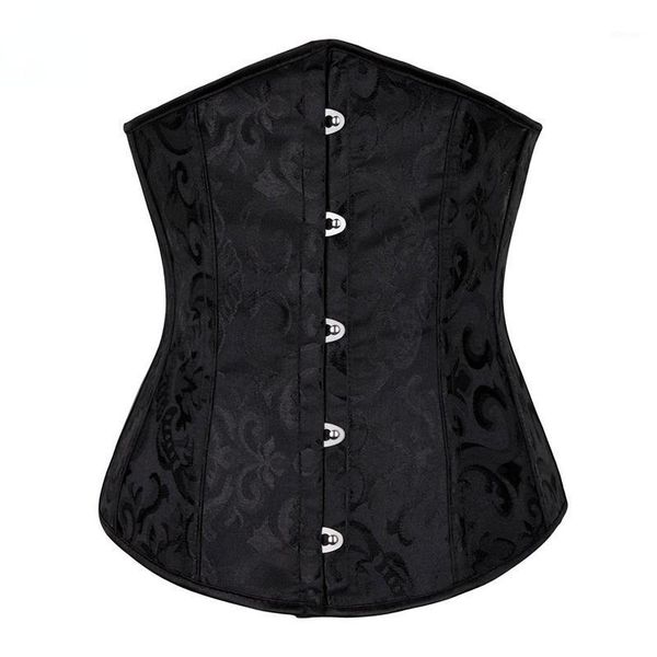 

bustiers & corsets corset jacquard bust floral push-up women's breast plus size saddle, Black;white
