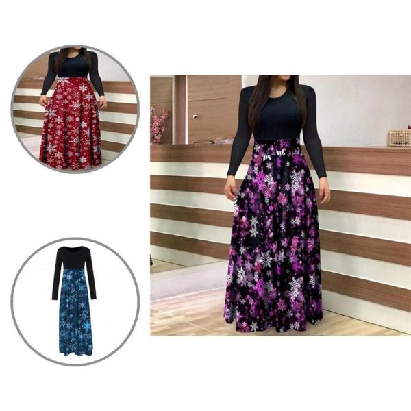 

casual dresses christmas dress fabulous sweet o neck snowman spring for dating, Black;gray