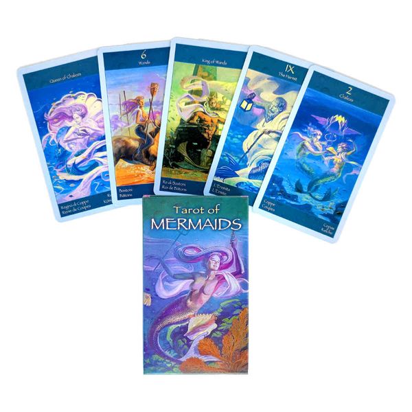 Novo Tarot de Sereias Cartões Divination Deck Entretenimento Partidos Board Game Support Shipping 78pcs / Box