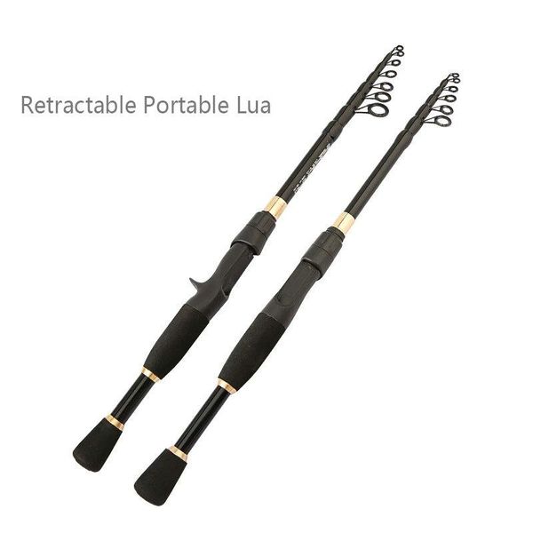 

boat fishing rods 1.6m 1.8m 2.1m 2.4m casting rod 100% carbon surper hard pole 4 sections lure de pesca