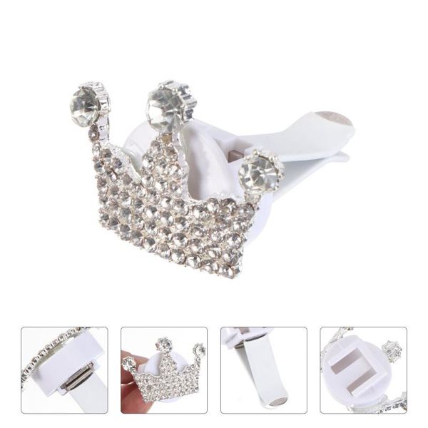 

car air freshener 1pc crown shape perfume diffuser clip conditioning outlet