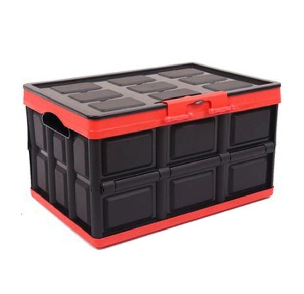 

car organizer 30l storage box foldable bin with lid for home g