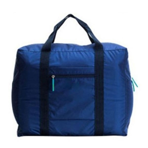 

duffel bags waterproof nylon folding travel bag large capacity foldable luggage solid color handbag for men women durable