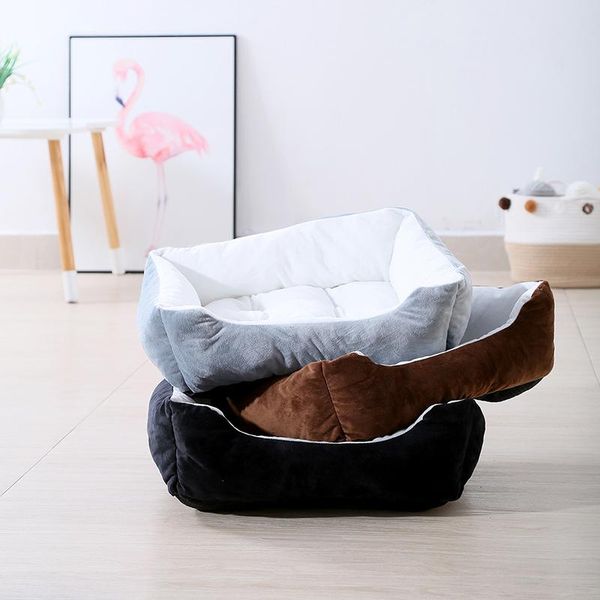 

kennels & pens pet dog bed soft warm house durable puppy cat sleeping beds kennel nest washable mat sofa for small large dogs supplies