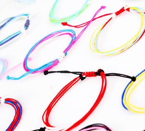 

2021 charm jewelry 22 styles handmade wax string thread bracelet multilayer woven friendship bracelets multicolour adjustable braided bangl, Golden;silver