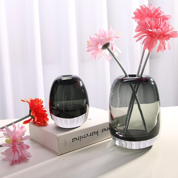 

vases handmade craft colorful glass transparent vase decorative hydroponic crafts ornaments modern home decoration accessories