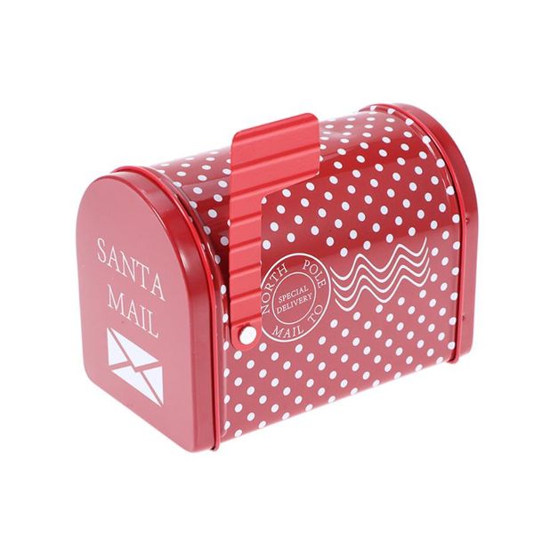 

mailbox gift box tinplate mailbox candy box christmas gift christmas post candy