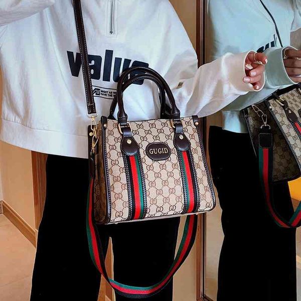 

design bag female new fashion versatile broadband single shoulder bucket cross canvas bag large capacity tote handbag handbags