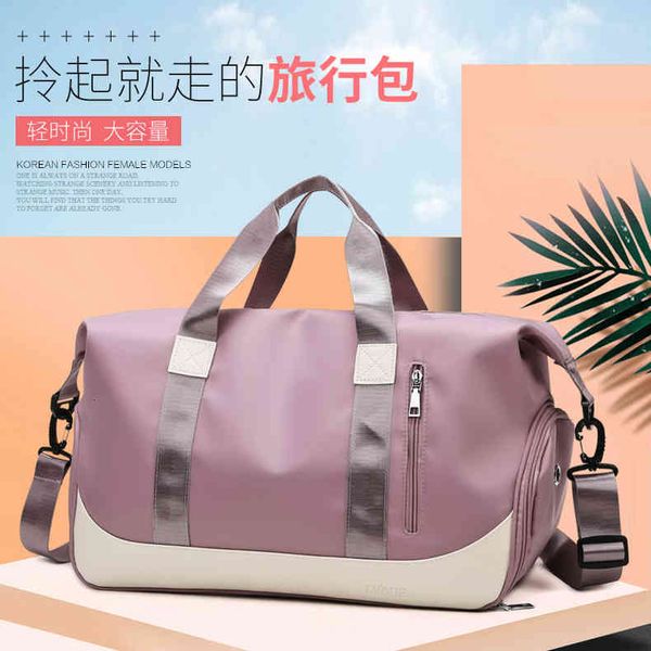 

bags travelling duffel 2021 new leisure style swimming training bag fitness yoga fashion soft surface large capacity short distance travel