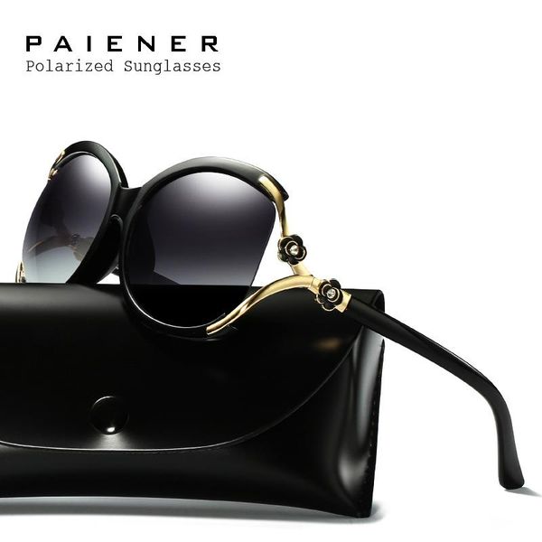 

sunglasses vintage polarized women brand designer roses luxury oversized sun glasses leisure oculos feminino with accessories, White;black