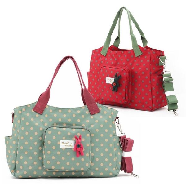 

diaper bags fashion mommy travel bag dots cute bear large capacity light convenient waterproof multifunction hand shoulder