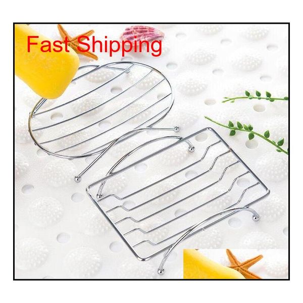 

stainless steel soap holder drain soap dish tray fashion & brief bathroom accessories square & oval styles qdeub qutl6