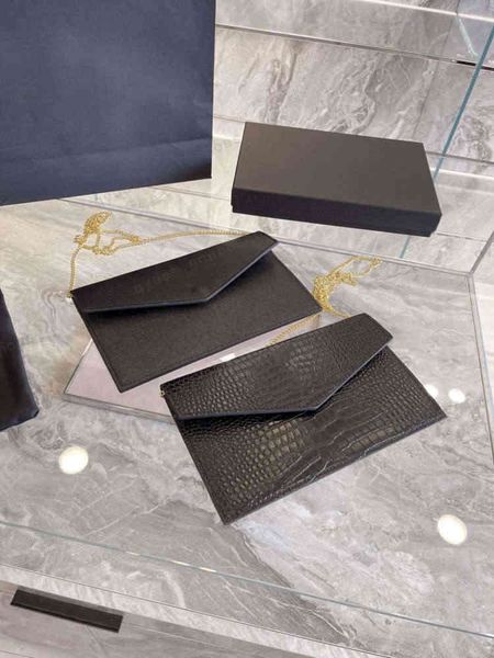 

2021 black two style envelope clutch designer bags women handbags tote
