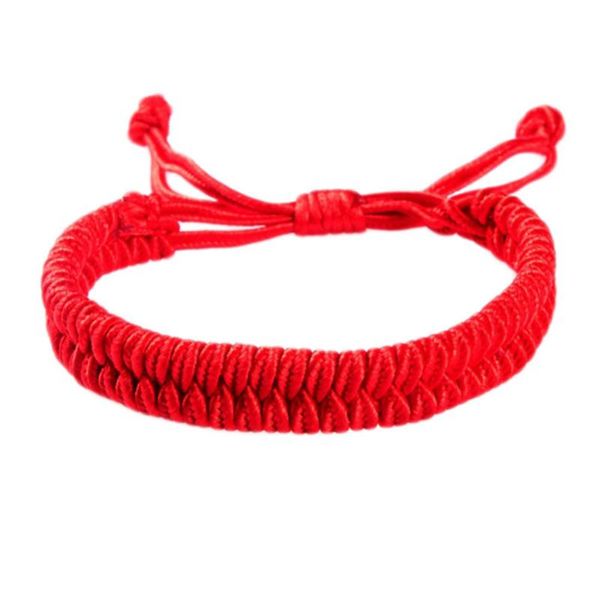 

charm bracelets red rope year of fate knot weaving men and women drop s fashion style, Golden;silver