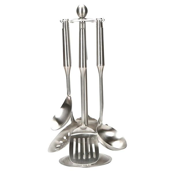 

dinnerware sets stainless steel kitchenware set household kitchen supplies cooking spatula soup spoon long-handled