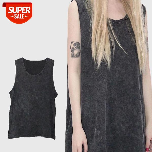 

high street tank club outfits sleeveless short slim women clothes korean style printing crop summer womens clothing #4e9x, White