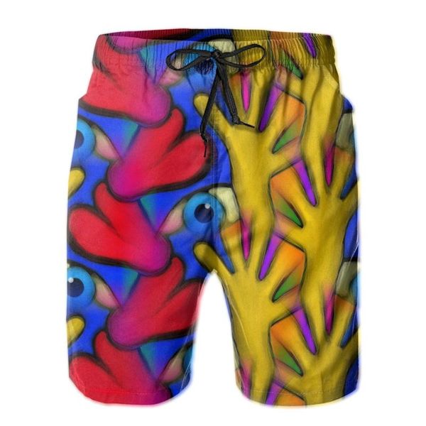 

men's shorts sports short beach colorful print bathing suits fashion casual fitness mens board 2021 summer, White;black