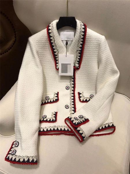 

women's jackets coat autumn and winter foreign style versatile 2021 dress temperament small fragrance celebrity tempe, Black;brown