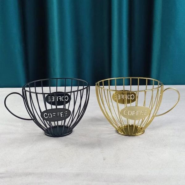

hollowed coffee storage basket coffee cup shaped for home