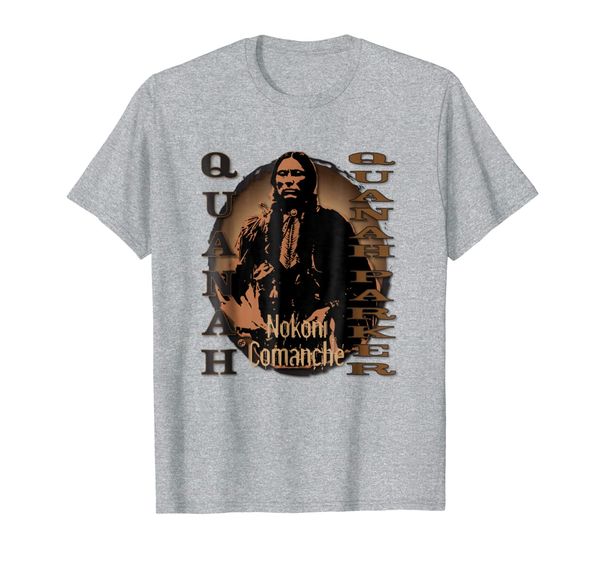 

quanah parker nokoni comanche leader t shirt, White;black
