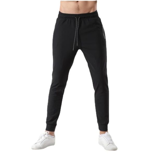 

running pants 2021 spring and autumn men's trousers waterproof stretch outdoor sports fitness training casual, Black;blue
