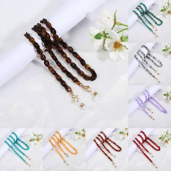

eyeglass chains for women fashion twist link acrylic eyeglass chain marble texture sunglasses eyewear retainer strap