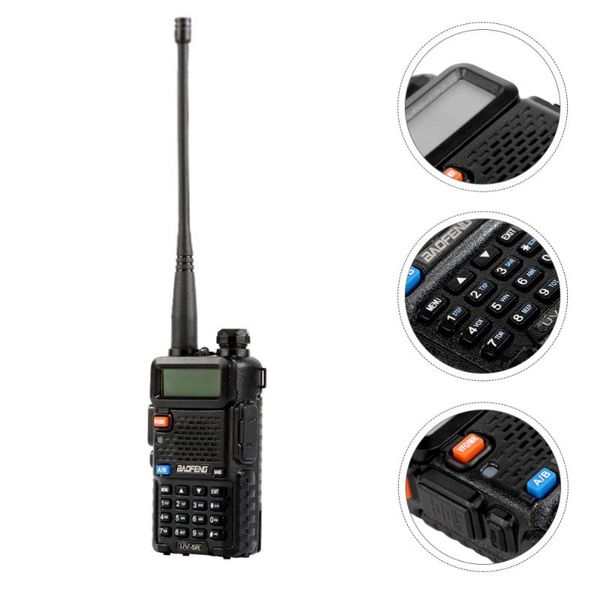 

walkie talkie 1set high-power outdoor interphone wireless transceiver caregiver pager black