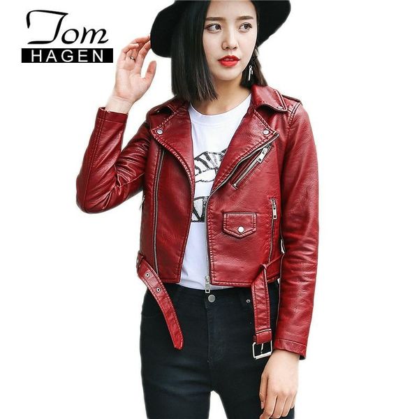 

women's jackets pu leather jacket women 2021 fashion bright colors black motorcycle coat short faux biker soft female, Black;brown