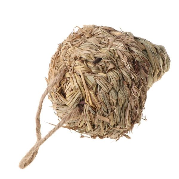 

bird cages 157a birds nest natural grass egg cage outdoor decorative weaved hanging parrot hous