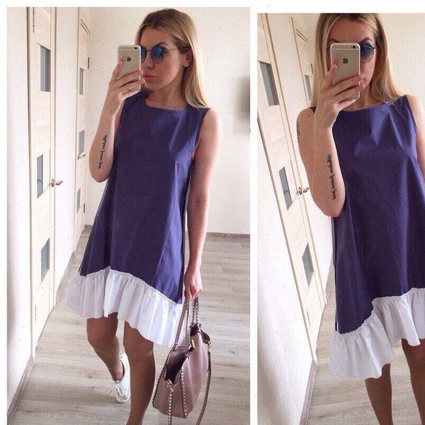 

summer sleeveless casual dresses 2019 women loose patchwork sleeveless ruffles o neck mini beach dress plus size, Black;gray