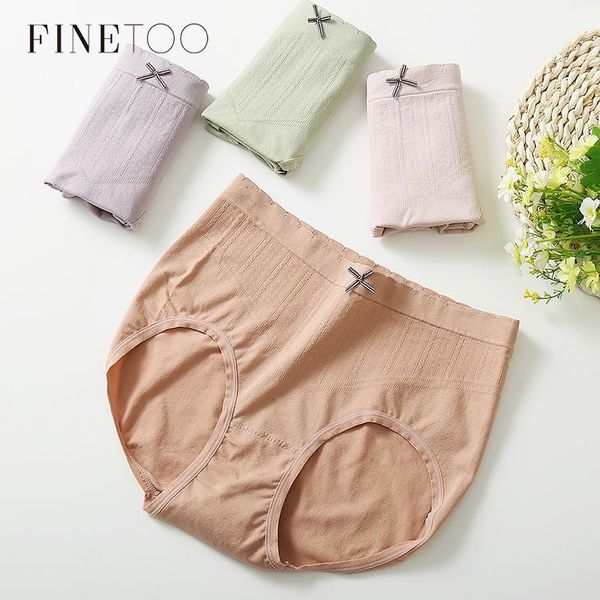 

women's panties finetoo female high-wasit seamless briefs lace panty solid color underpants women fashion breathable bow intimates ling, Black;pink
