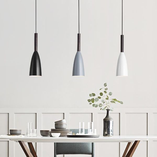 

pendant lamps simple modern led chandelier lights wooden lamp for living dining room study bedroom hall home salon indoor lighting
