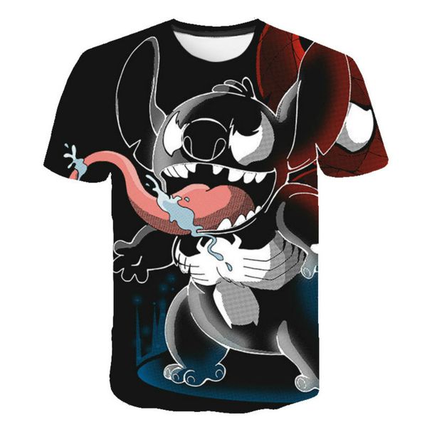 

2020 boys and girls cute rabbit cartoon t-shirt fun printed childrens beautiful fashion casual clothes, Blue