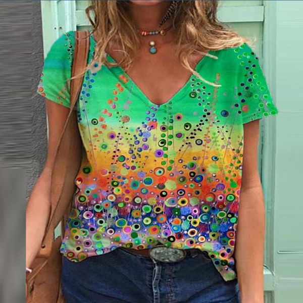 

women's t-shirt oversized v neck t shirt women summer clothes for t-shirts plus size clothing camisetas de mujer tee, White