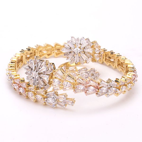 

diamond snake bracelet other jewelry sets gold-plated two-color ring women's animal living mouth women's ladder stone, Silver