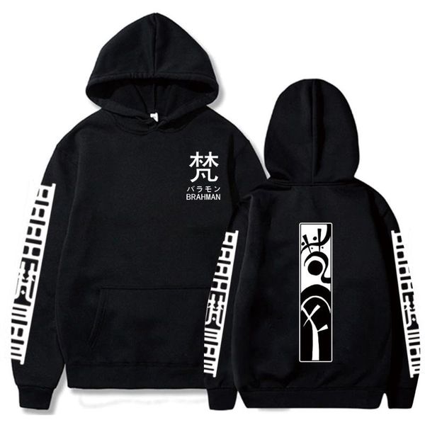 

men's hoodies & sweatshirts 2021 anime tokyo revengers hoodie pullovers long sleeve fashion print hip hop sweatshirt, Black