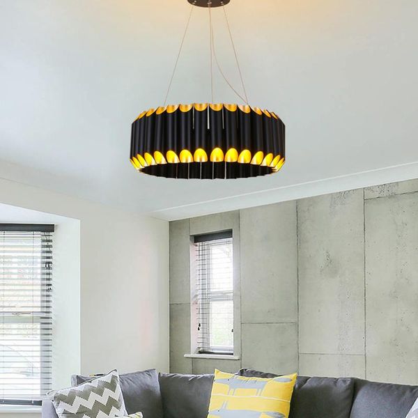

pendant lamps round living room lamp light luxury creative personality chandelier model nordic style