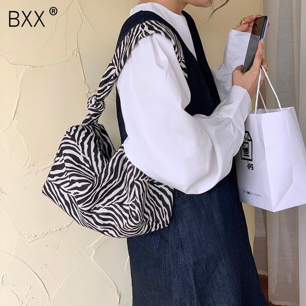

shoulder bags [bxx] zebra pattern design crossbody for women 2021 winter handbags and purses classic travel hand bag ho851