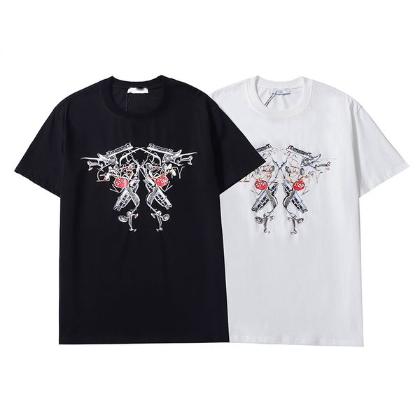 

20wholesale 100 cotton bear tshirt american bear print short sleeve tshirt, White;black