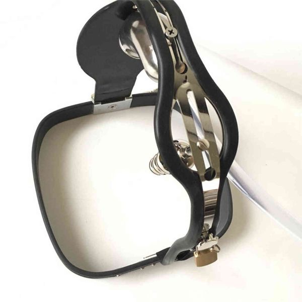 Nxy cockrings ajustável masculino castidade cinto galo gaiola anéis anéis anéis anal removível plugue plugue adulto sexo brinquedos para homens bdsm bondage equipamento 1123