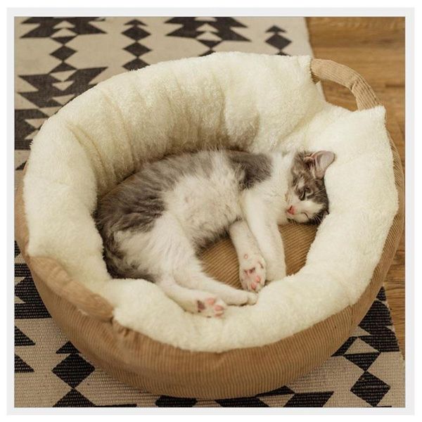 

kennels & pens vip link - dog long plush dounts beds calming bed hondenmand pet kennel super soft fluffy comfortable for large / cat house