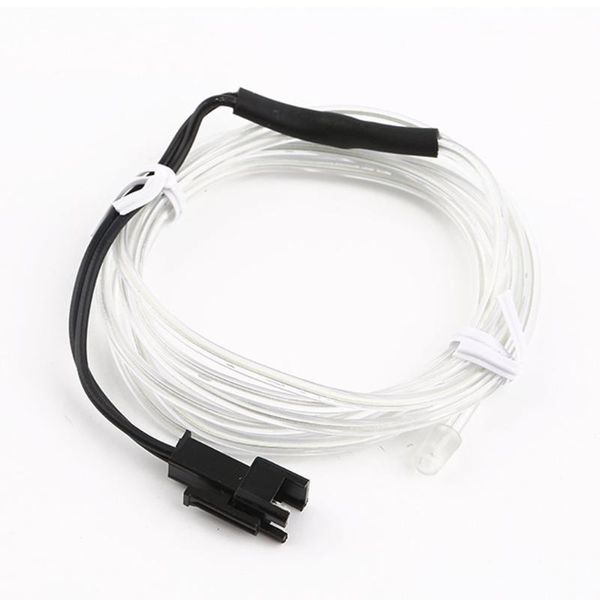 

7 colors el wire tube rope battery powered flexible neon cold light car party wedding decor energy saving