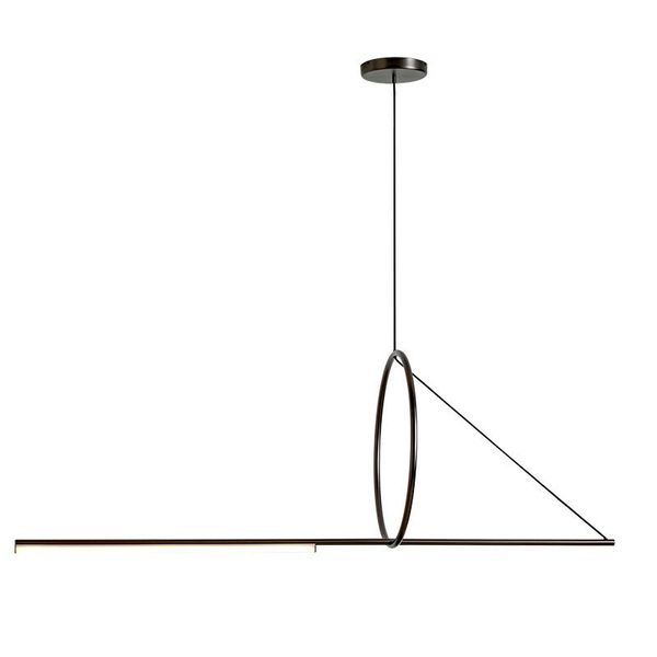 

pendant lamps postmodern minimalist geometric living room dining lamp creative personality strip lights