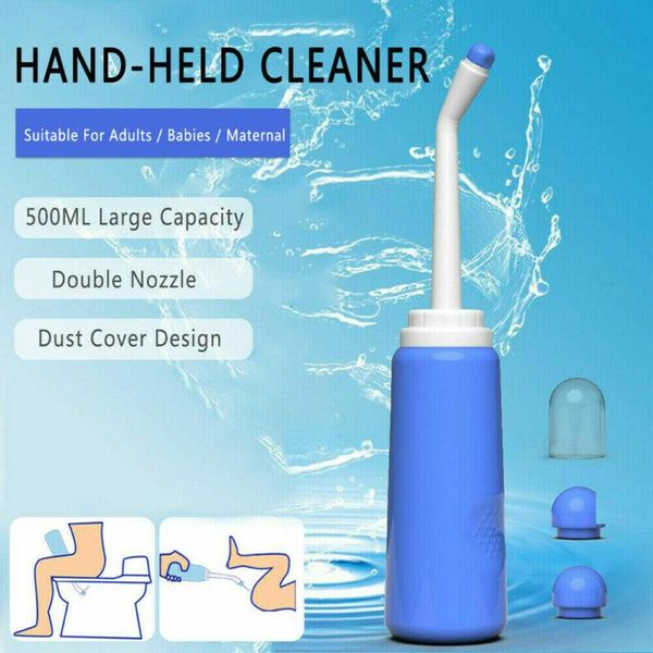 

bathing tubs & seats travel personal cleaner sprayer seat bidet toilet hand held tackle portable washer bottle eva 500ml hygiene washing