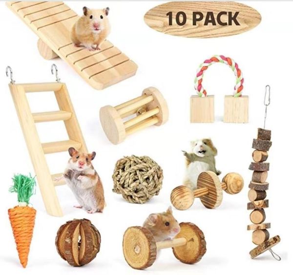 

other bird supplies wooden pet toy set hamster parrot play molars