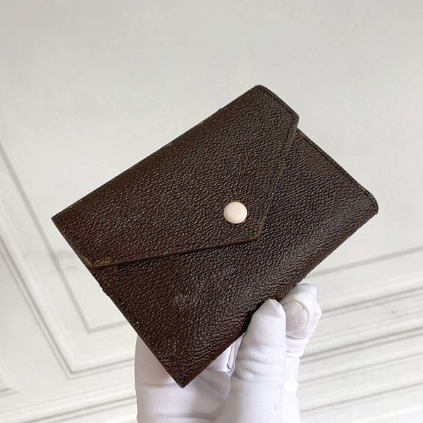 

men wallets women card holder luxurys designers small bags purse coin credit portafoglio portefeuille victorine wallet, Red;black